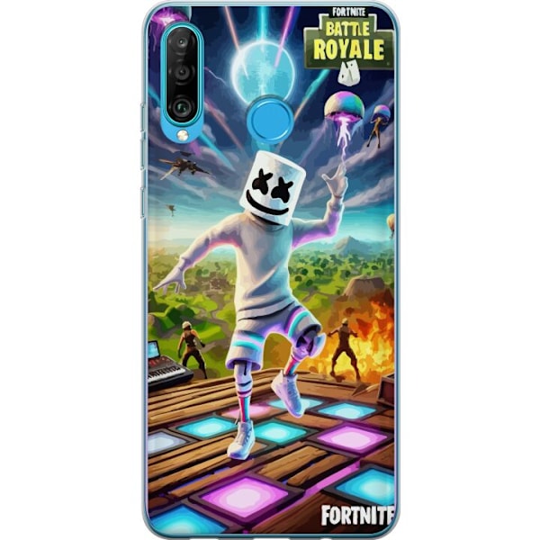 Huawei P30 lite Läpinäkyvä kuori Fortnite