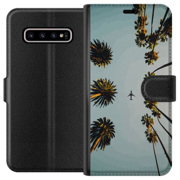 Kompatibelt Lommeboketui til Samsung Galaxy S10+ Sommer, fly