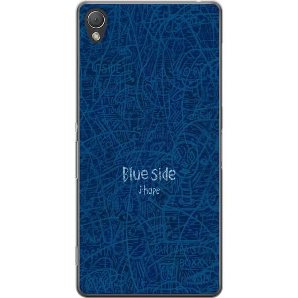 Kompatibelt Mobildeksel til Sony Xperia Z3 Blue Side klotter blå