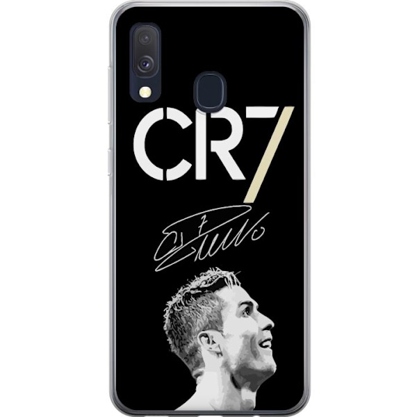 Samsung Galaxy A40 Gjennomsiktig deksel CR7 Ronaldo