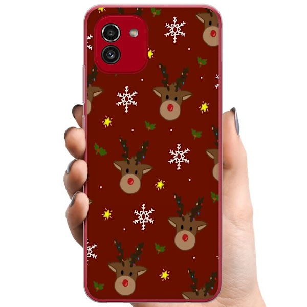 Samsung Galaxy A03 TPU Matkapuhelimen kuori Joulu