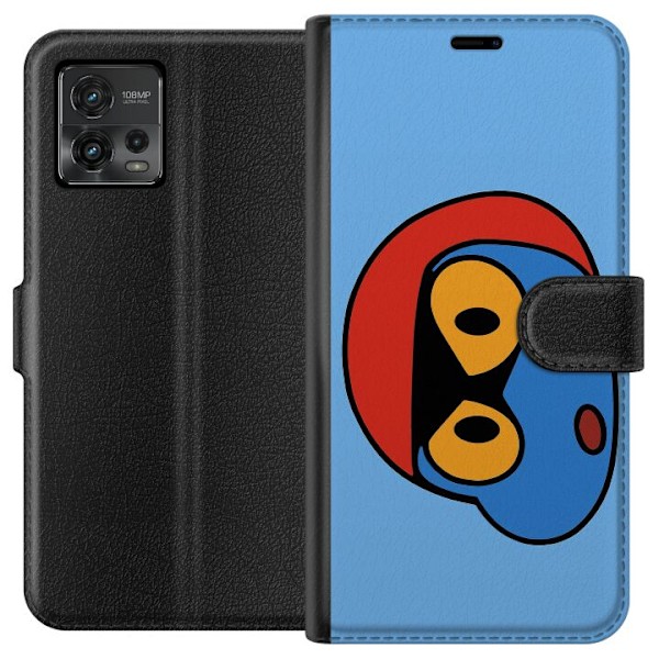 Motorola Moto G72 Lompakkokotelo Bold Bot Head