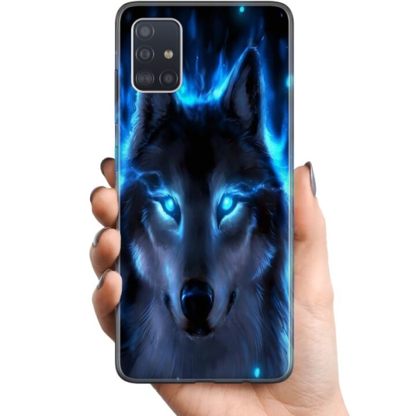 Samsung Galaxy A51 TPU Mobildeksel Ulvehund