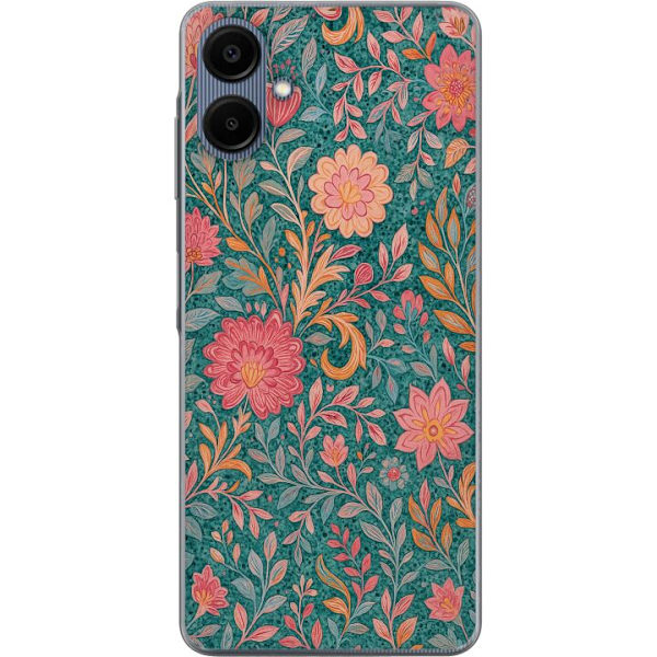 Samsung Galaxy A06 Genomskinligt Skal Floral Dream