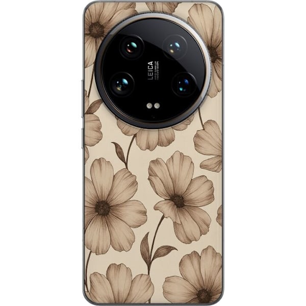 Xiaomi 14 Ultra Gennemsigtig cover Pastel Rush