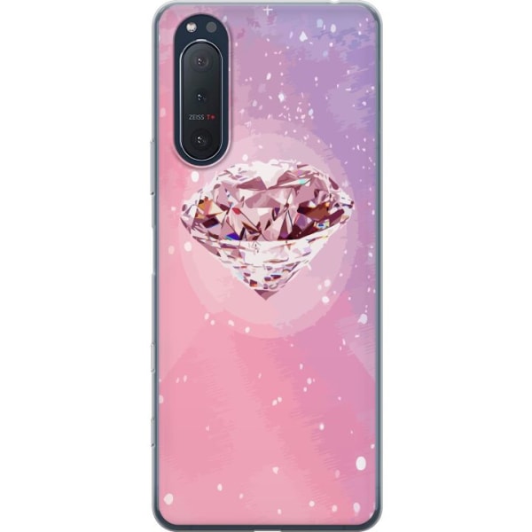 Sony Xperia 5 II Gennemsigtig cover Glitter Diamant