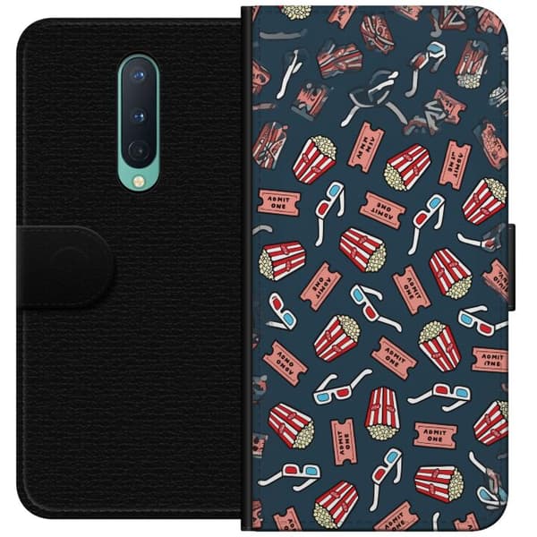 Kompatibel Tegnebogsetui til OnePlus 8 Biokväll blå