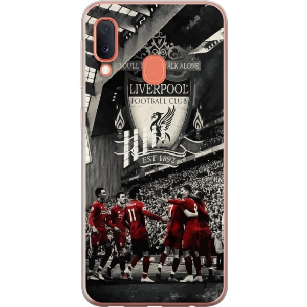 Samsung Galaxy A20e Gennemsigtig cover Liverpool