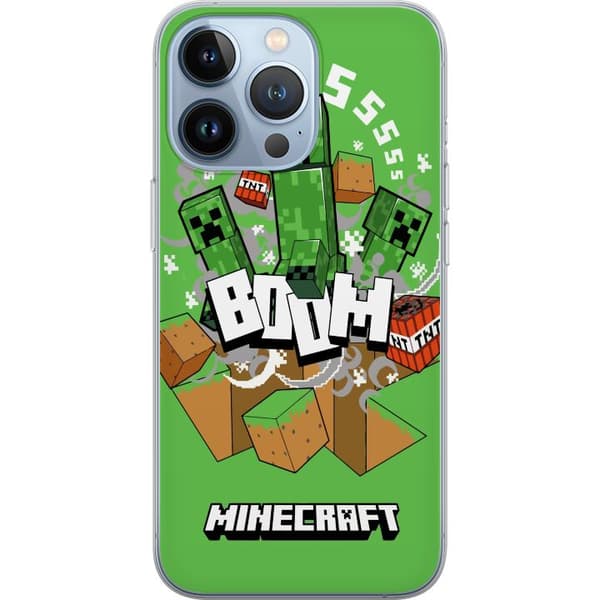 Kompatibelt Mobildeksel til Apple iPhone 13 Pro Minecraft Boom