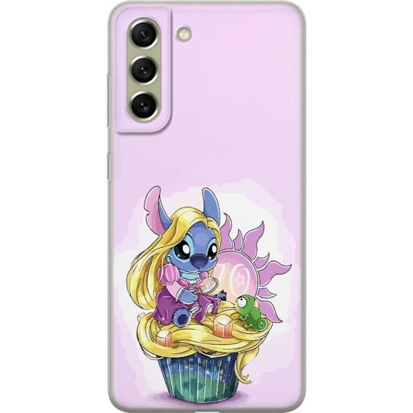 Samsung Galaxy S21 FE 5G Läpinäkyvä kuori Stitch Prinsessa