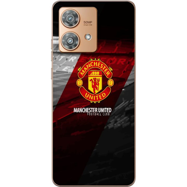 Motorola Edge 40 Neo Gennemsigtig cover Manchester United