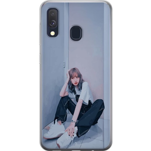 Samsung Galaxy A40 Genomskinligt Skal Lisa from Blackpink – K-pop Style Icon