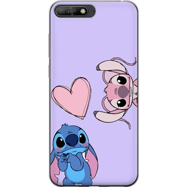 Huawei Y6 (2018) Läpinäkyvä kuori Stitch Mode