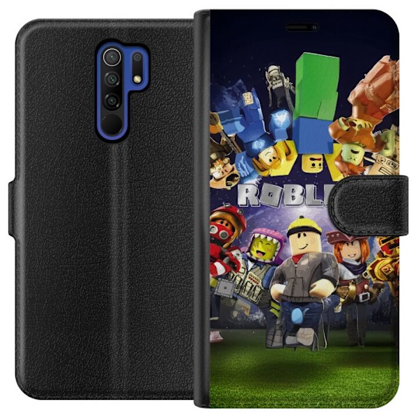 Xiaomi Redmi 9 Tegnebogsetui Roblox Verden - Gaming Eventyr fo