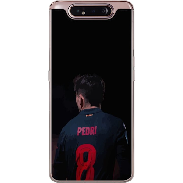 Samsung Galaxy A80 Genomskinligt Skal Pedri FC Barcelona Fotbo