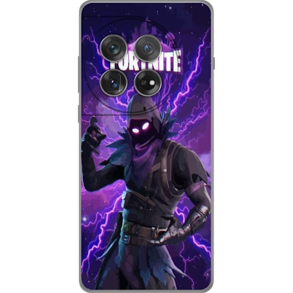 OnePlus 12 Genomskinligt Skal Fortnite Raven – Mörk Stridsikon från Battle Royale