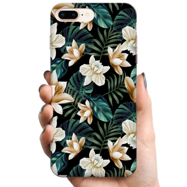 Apple iPhone 7 Plus TPU Mobildeksel Blomster