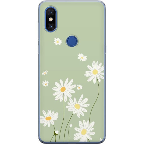 Xiaomi Mi Mix 3 Gennemsigtig cover Præstekraver - blomstret m