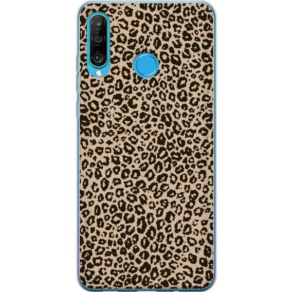 Kompatibel Mobilcover til Huawei P30 lite Leopard Mønster