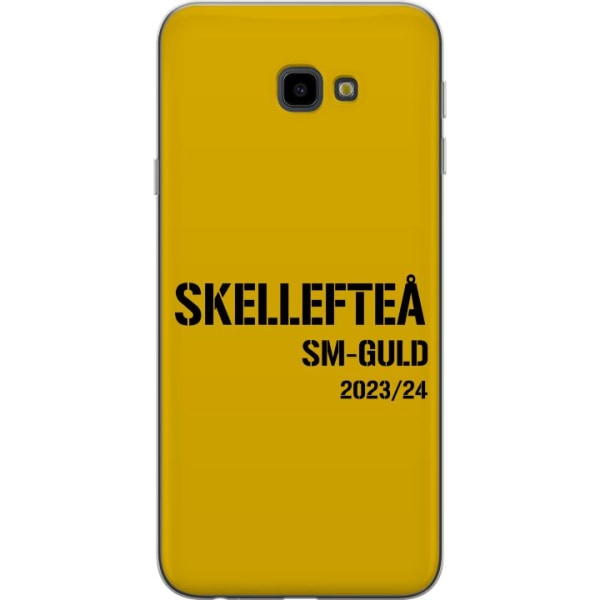 Samsung Galaxy J4+ Läpinäkyvä kuori Skellefteå SM KULTA
