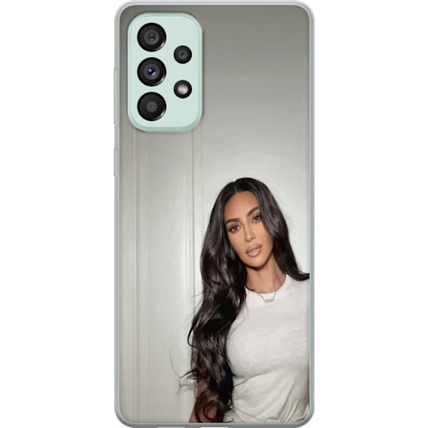 Samsung Galaxy A73 5G Genomskinligt Skal Kim Kardashian – Iconic Style Collection