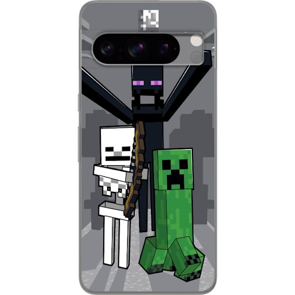 Google Pixel 8 Pro Gennemsigtig cover Minecraft