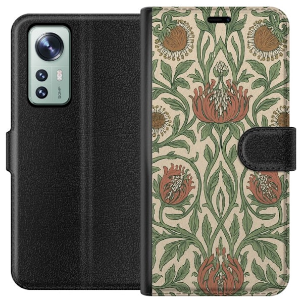 Xiaomi 12 Lommeboketui Bladedetaljer