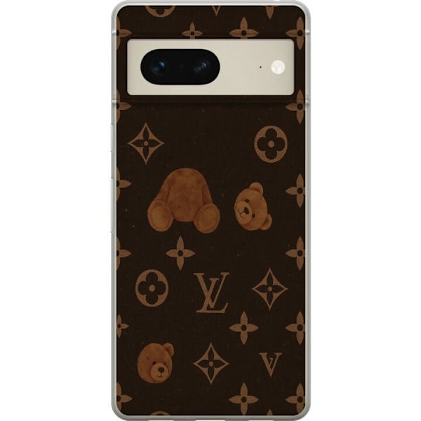 Google Pixel 7 Genomskinligt Skal Plush Luxe
