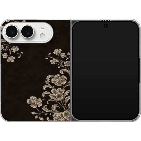 Kompatibel Mobilcover til Apple iPhone Duo Midnatsbotanik sort