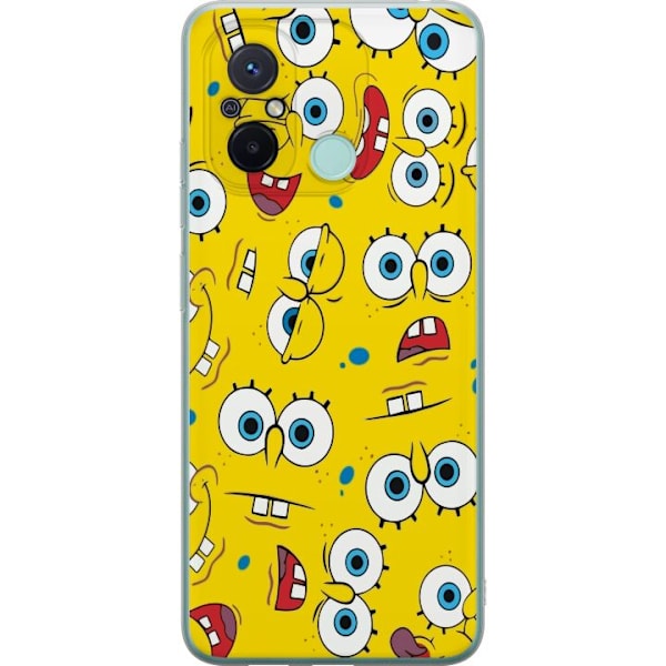 Xiaomi Redmi 12C Gjennomsiktig deksel SvampeBob Firkant