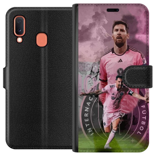 Samsung Galaxy A20e Tegnebogsetui Messi