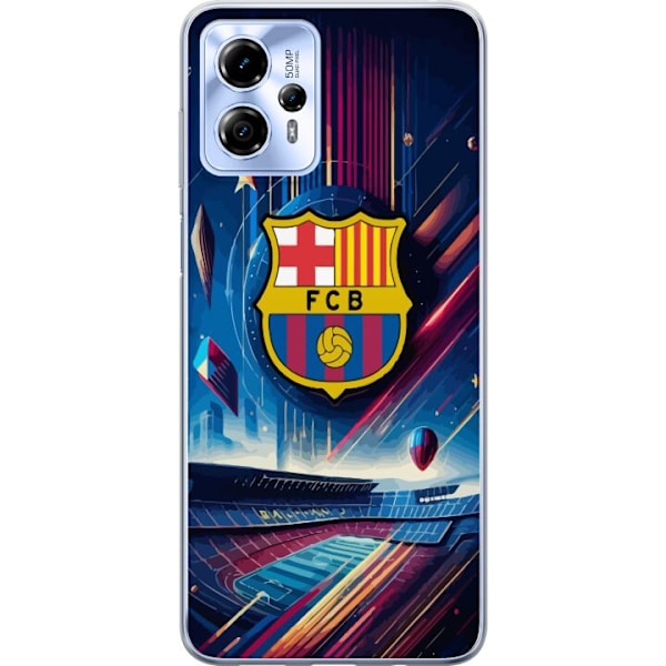 Motorola Moto G13 Gennemsigtig cover FC Barcelona