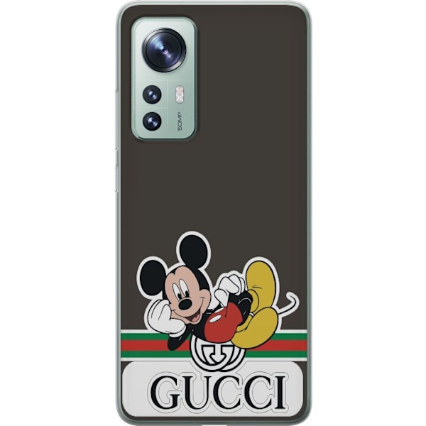 Xiaomi 12 Gennemsigtig cover Gucci Musse Pig