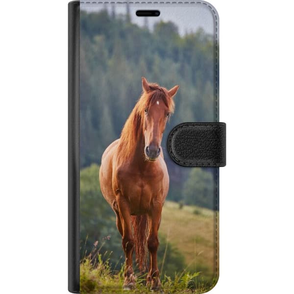 Kompatibelt Plånboksfodral till Samsung Galaxy A20e Hästar