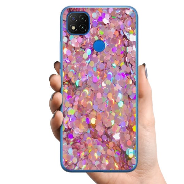 Xiaomi Redmi 9C TPU Matkapuhelimen kuori Kimalteleva