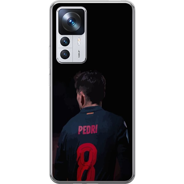 Xiaomi 12T Pro Genomskinligt Skal Pedri FC Barcelona Fotboll S