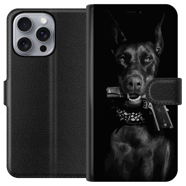 Apple iPhone 16 Pro Max Tegnebogsetui Dobermann