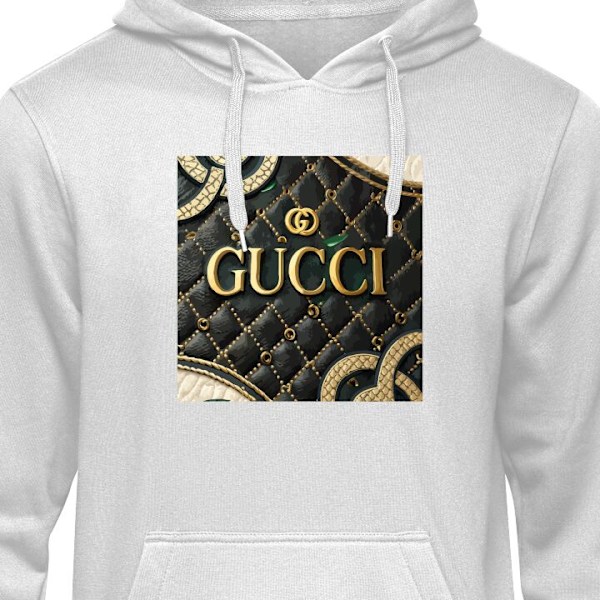 Barn-Hoodie | Mjuk Huvtröja för Barn Gucci grå 12-13 År