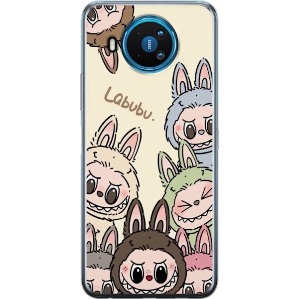 Nokia 8.3 5G Genomskinligt Skal Labubu Pastel Collection
