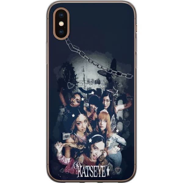 Kompatibel Mobilcover til Apple iPhone XS KATSEYE sort