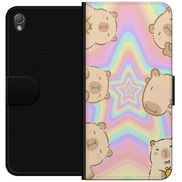 Sony Xperia Z3 Plånboksfodral Kawaii Capybara Galaxy Söt Ani