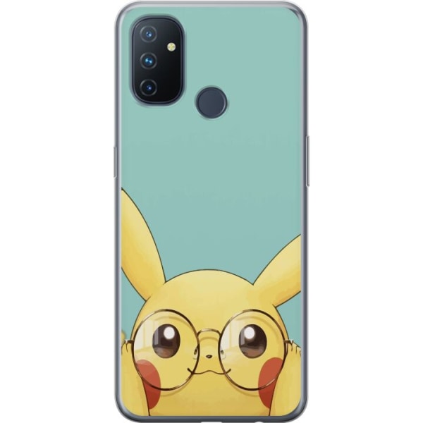 OnePlus Nord N100 Läpinäkyvä kuori Pikachu lasit