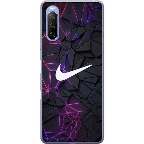 Sony Xperia 10 III Lite Läpinäkyvä kuori Nike