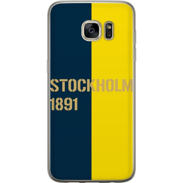Samsung Galaxy S7 edge Genomskinligt Skal Stockholm 1891