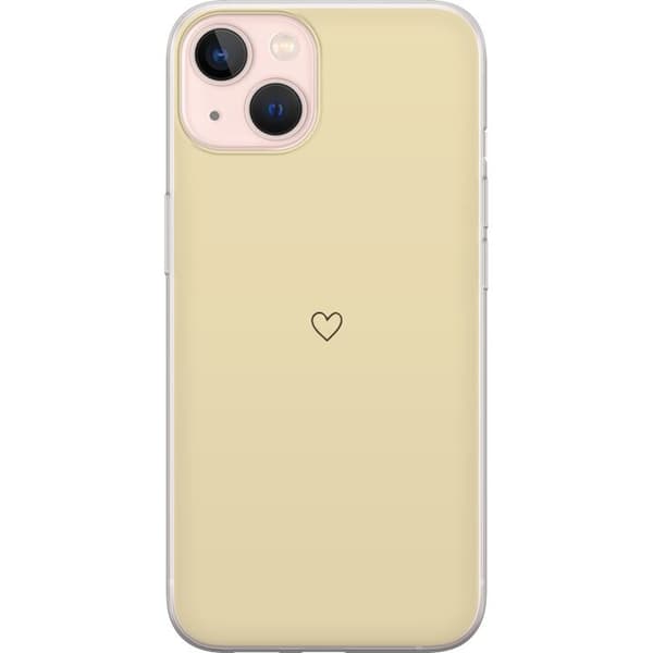 Kompatibel Mobilcover til Apple iPhone 13 Hjerte Gul