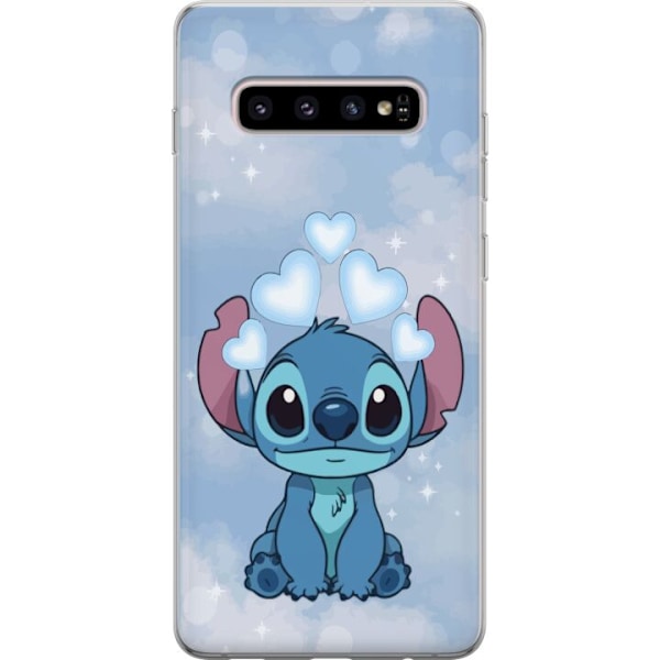 Samsung Galaxy S10+ Gennemsigtig cover Stitch Hoppende Glæde