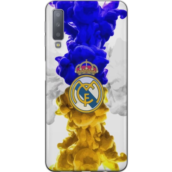 Samsung Galaxy A7 (2018) Gennemsigtig cover Real Madrid Farver