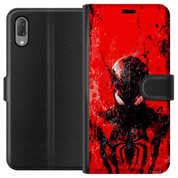 Sony Xperia L3 Lompakkokotelo Spider Man