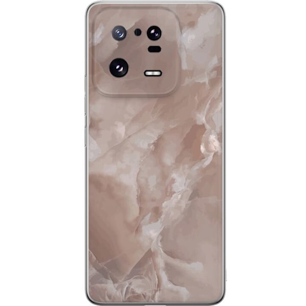 Xiaomi 13 Pro Läpinäkyvä kuori Marmori Vaaleanpunainen