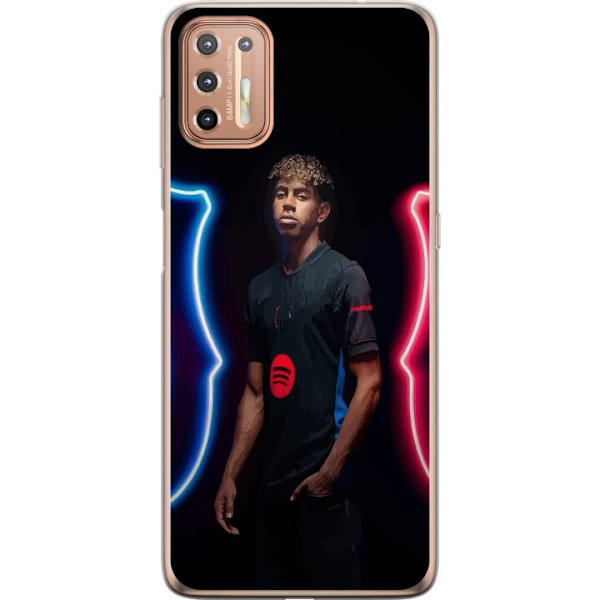 Motorola Moto G9 Plus Läpinäkyvä kuori Yamal Jalkapallo FC Barcelona Nuori Lahjakkuus Pelaaja Jalkapallotähti Espanja La Liga Suosittu Motiivi